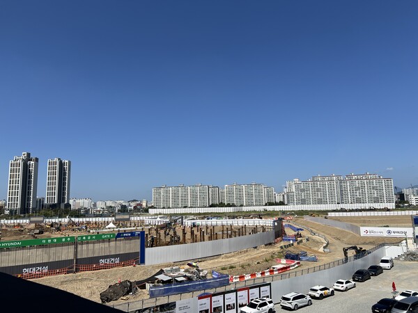 올 뉴 챔피언스시티 1차 사업부지 현장 사진