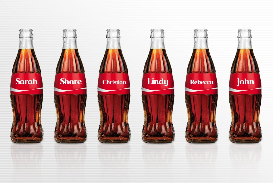 Coca-Cola “Share a Coke” 이름 보틀