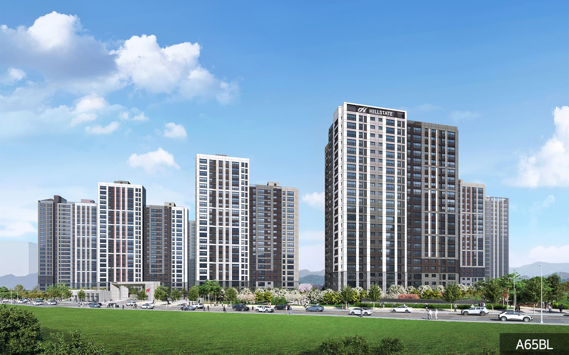 힐스테이트 고덕엘리스트 A65BL 조감 이미지